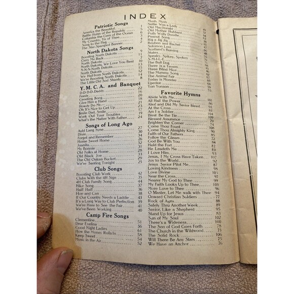 Everybody Sing Antique Hymn Book And Advertisements Valley City, ND 1923 - Picture 8 of 13